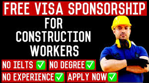 Construction jobs in Canada with free visa sponsorship